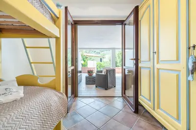 Area soggiorno di Villa Giorgia, graziosa villa a due passi dal mare
