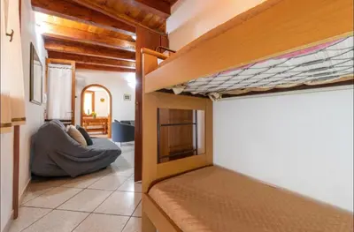 Letto o letti in una camera di Villa Lidia per una vacanza di relax