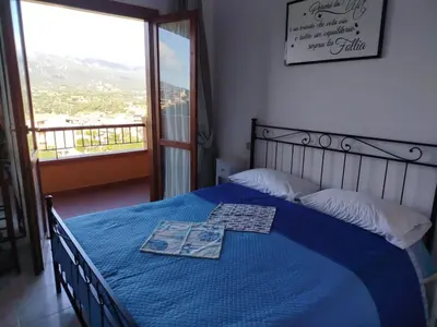 Letto o letti in una camera di Casa vacanza Villasimius