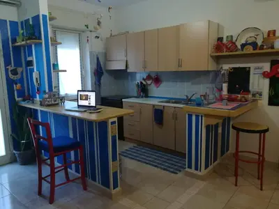 Cucina o angolo cottura di Sea and Relax in an artist house