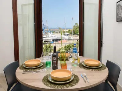Planimetria di LOFT LUNGOMARE vista MARE e MONTI