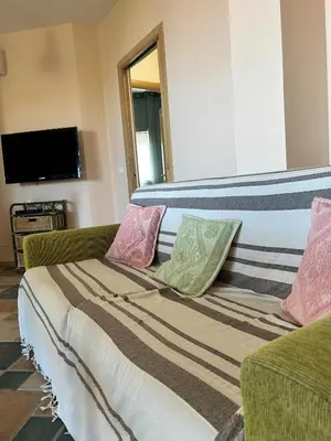 TV o dispositivi per l'intrattenimento presso Attico Le Vele con vista mare - Nebida