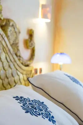 Letto o letti in una camera di Hotel Poseidonia