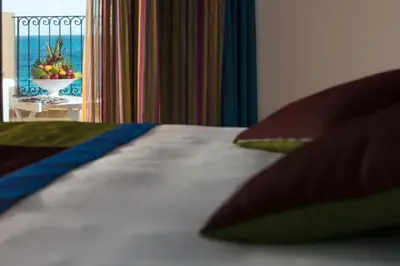 Letto o letti in una camera di Hotel Stella Maris