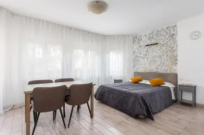 Letto o letti in una camera di Appartamento