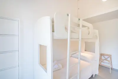 Letto o letti in una camera di Villa Gio' - 200 mt from the beach - AC