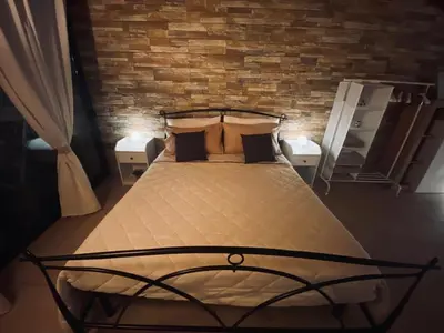 Letto o letti in una camera di B&B Il Sentiero
