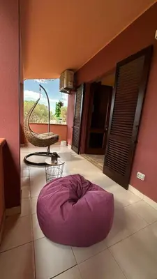 Area soggiorno di Villa con grande giardino ad 800 mt dal mare