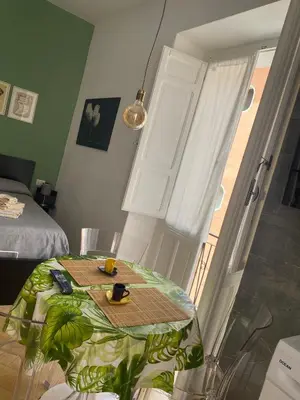 Letto o letti in una camera di casa SorrisiEsoGni