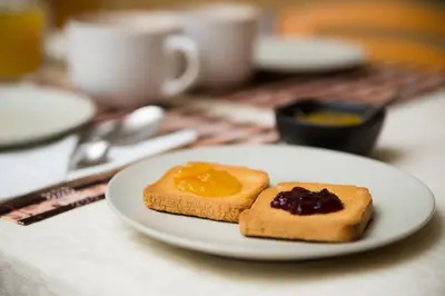 Cibo presso il bed & breakfast o nelle vicinanze