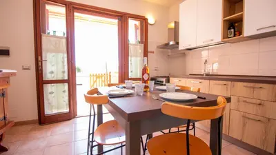 Cucina o angolo cottura di A due passi dal Mare nel Sinis-Beachside Haven