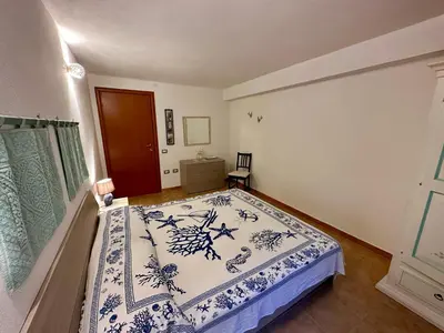 Letto o letti in una camera di Villa Lotty a 5 minuti a piedi dal mare