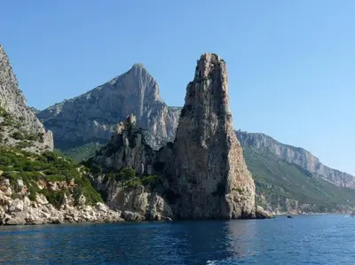 Paesaggio naturale nelle vicinanze della villa