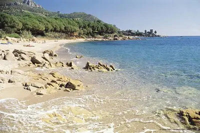 Paesaggio naturale nelle vicinanze della villa