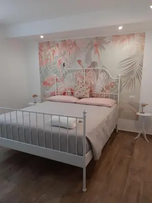 Letto o letti in una camera di Villa Diletta