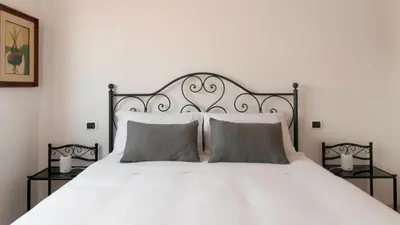 Letto o letti in una camera di Il Nido Blu