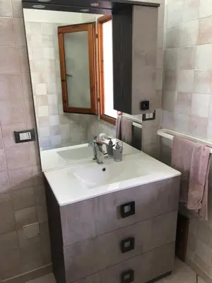 Bagno di La Villa dell Artista con vista mare e dune - IUN Q7440