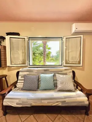 Letto o letti in una camera di Jennas-Green Apartment