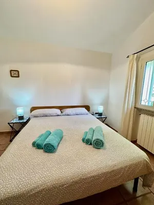 Letto o letti in una camera di Jennas-Green Apartment