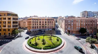 Vista generica su Cagliari o vista sulla città dall'interno dell'appartamento