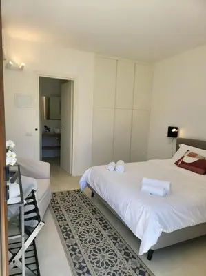 Letto o letti in una camera di Twin Palms beach villa