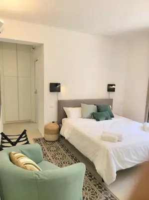 Letto o letti in una camera di Twin Palms beach villa