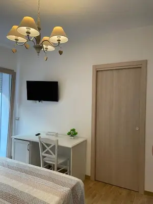 TV o dispositivi per l'intrattenimento presso Guest House Bellavista Nebida