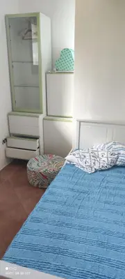 Letto o letti in una camera di Villa M. Rosso