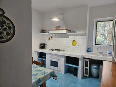 Cucina o angolo cottura di Villetta in stile mediterraneo
