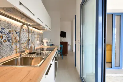 Cucina o angolo cottura di Casa Vacanze il mirto