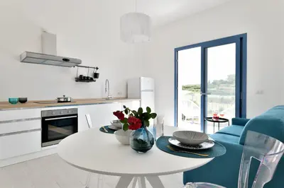 Cucina o angolo cottura di Casa Vacanze il mirto