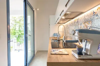 Cucina o angolo cottura di Casa Vacanze il mirto