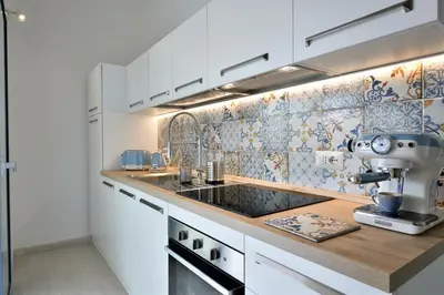 Cucina o angolo cottura di Casa Vacanze il mirto