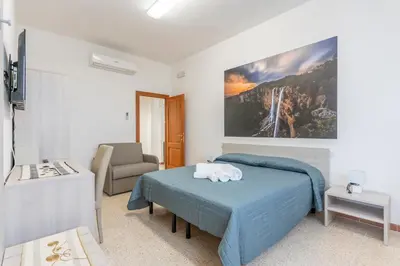 Letto o letti in una camera di Hotel dei Tacchi