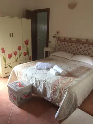 Letto o letti in una camera di Villa Franca