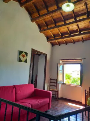 Area soggiorno di Domus de Jara - Casa Montis