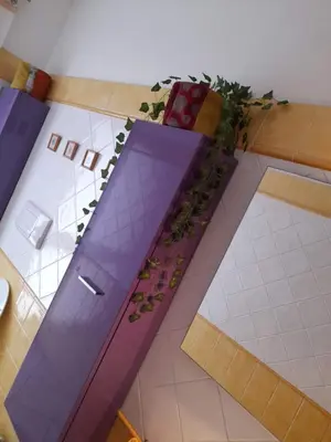 Bagno di Casa Corallo Muravera Appartamento Centralissimo due camere letto cucina e soggiorno nuovo letto matrimoniale e singoli Aria condizionata Parcheggio interno Coperto ideale x 2 o 3 moto