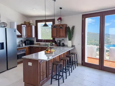 Cucina o angolo cottura di Villa Mizar - Newly Renovated Private and an Amazing View