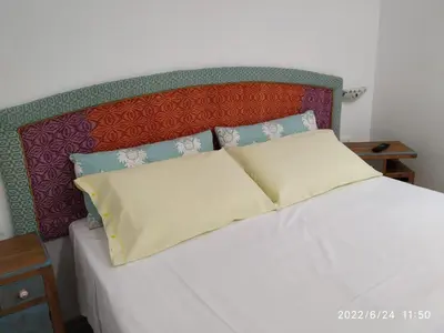 Letto o letti in una camera di B&B SA CROBE