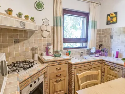Cucina o angolo cottura di Villa Alice e Silvia - Chia