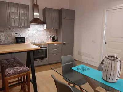Cucina o angolo cottura di villa Sara