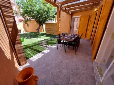 Patio o area all'aperto di villa Sara