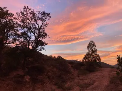 Paesaggio naturale nelle vicinanze di questo campeggio di lusso