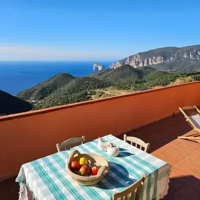 Casa con magnifica vista mare
