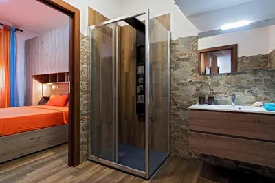 Letto o letti in una camera di La piuma apartment