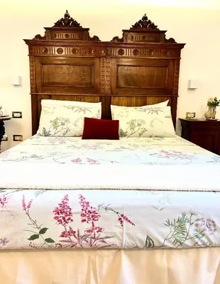 Letto o letti in una camera di la casetta tra laguna e mare Poetto