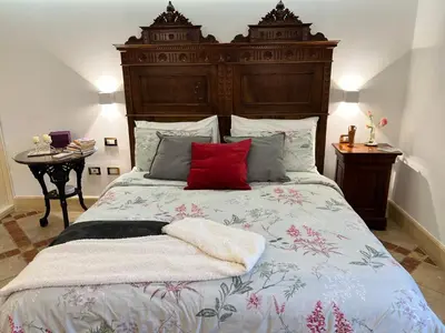 Letto o letti in una camera di la casetta tra laguna e mare Poetto