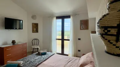 TV o dispositivi per l'intrattenimento presso Villa Maria B&B