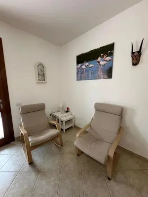 Area soggiorno di Casa Chiara