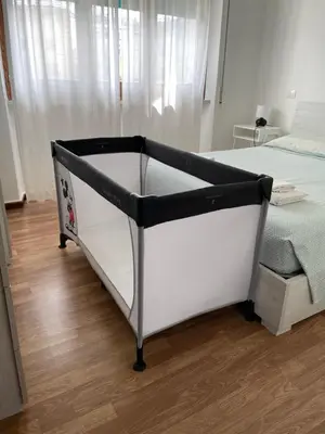Letto o letti in una camera di Casa Azzurra